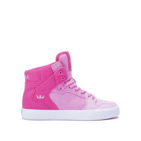 Supra Vaider Rosa Høye Sneakers Barn [NO-8-R163]